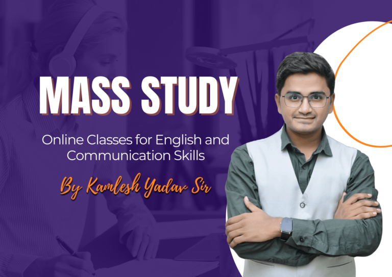 Mass Study: Online Classes for English and Communication Skills
